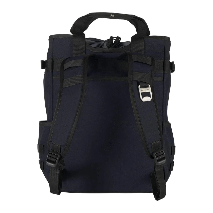 28L Nylon Cinch-Top Convertible Tote Backpack