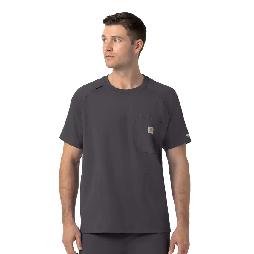 Force Cross-Flex Knit Crew Neck Scrub Top