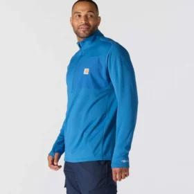 Men’s Force Fleece-Lined Moisture Wicking Half Zip Pullover