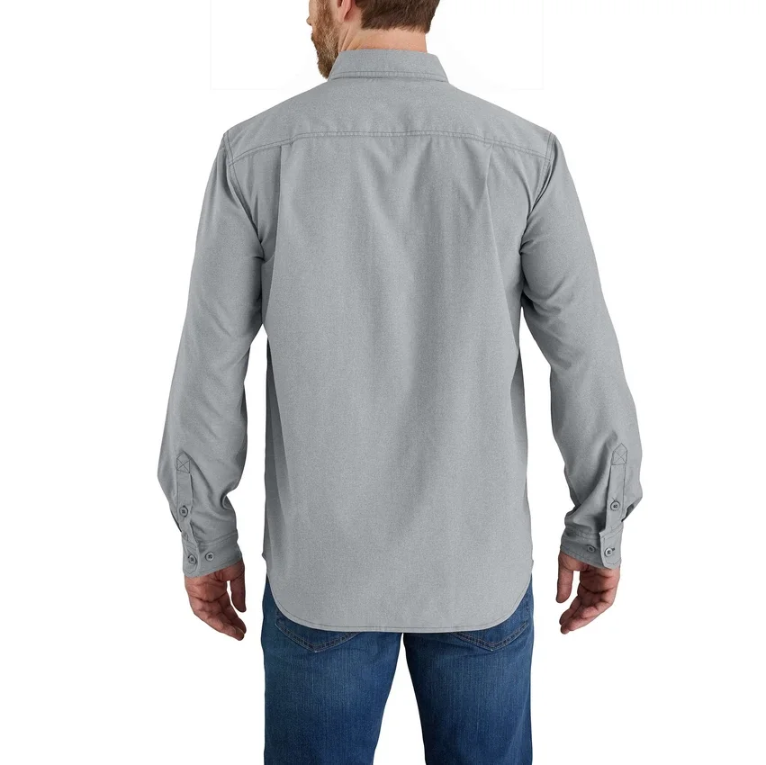 Men's Force Sun Defender™ Chambray Relaxed Fit Long Sleeve Shirt - Sun Protection Shirts