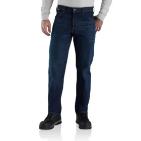Men's Fr Slim Straight Leg Rugged Flexâ„¢ Jeans - Flame Resistant Jeans