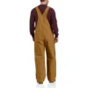 Men's Loose Fit Firm Duck Insulated Bib Overalls