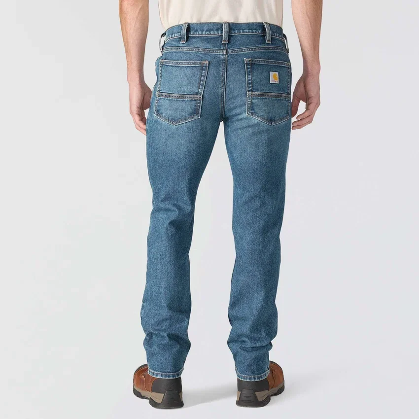 Men's Slim Tapered Rugged Flex Work Jeans