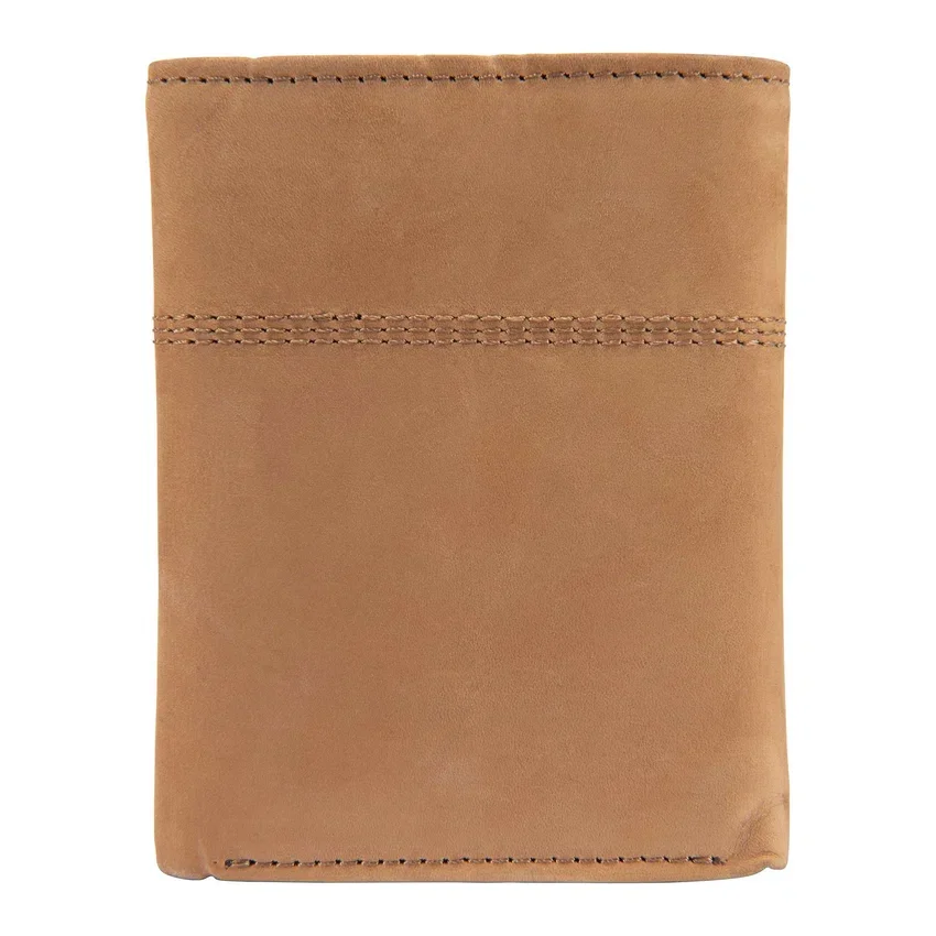 Saddle Leather Trifold Wallet