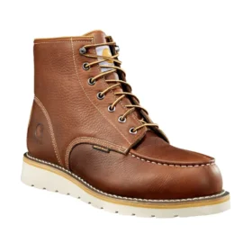 Waterproof 6″ Moc Toe Wedge Boot