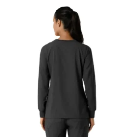 Women’s Force Cross-Flex Crew Neck Long Sleeve Scrub Top