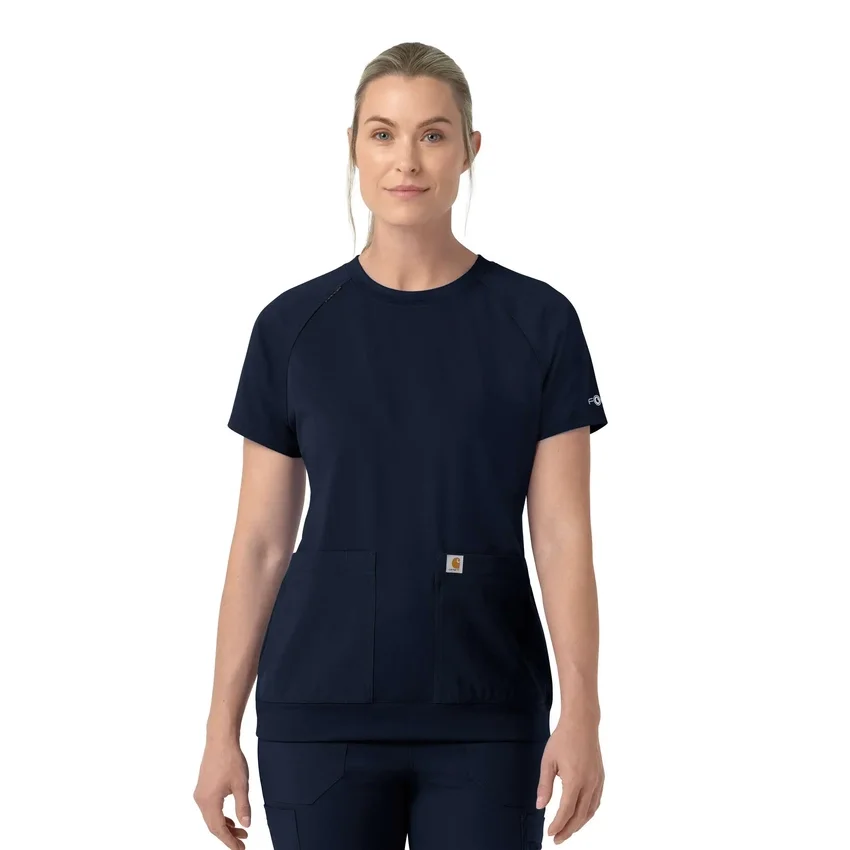 Women's Force Cross-Flex Knit Crew Neck Scrub Top