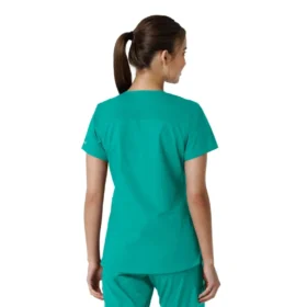 Women’s Force Essentials V-Neck Knit Panel Scrub Top