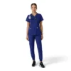 Women's Force Essentials V-Neck Knit Panel Scrub Top