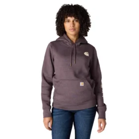 Women's Iconic Clarksburg Relaxed Fit Fleece Lined Logo Hoodie