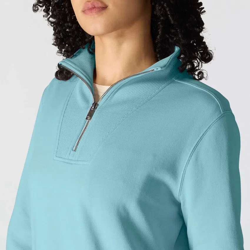 Women's Lightweight Tencel Half-Zip Pullover Sweatshirt