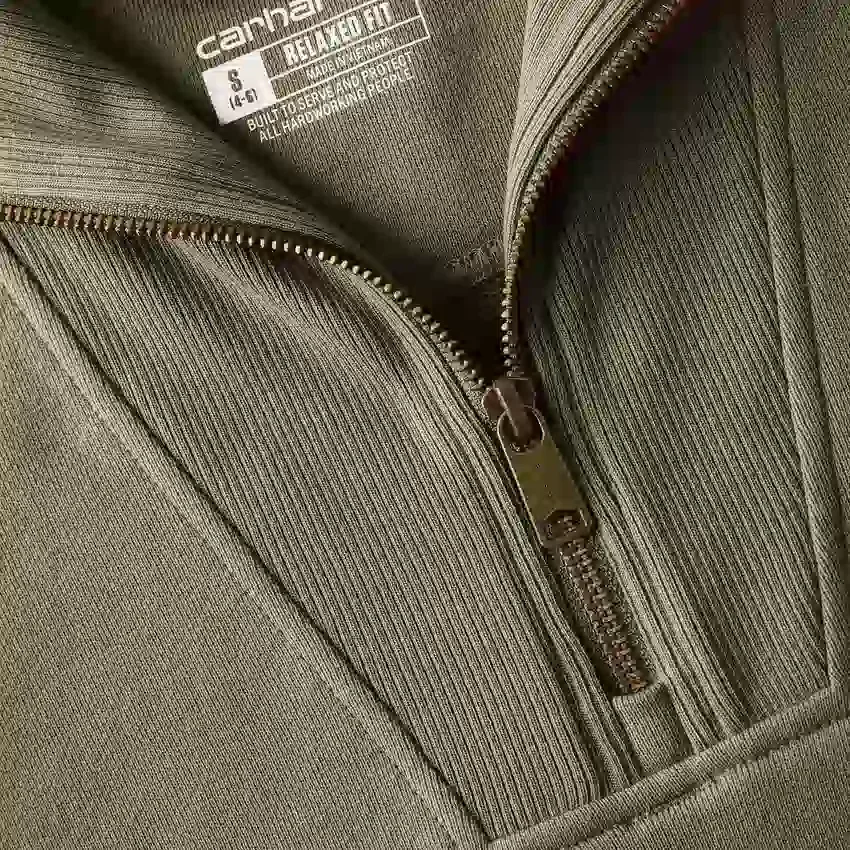 Women's Lightweight Tencel Half-Zip Pullover Sweatshirt