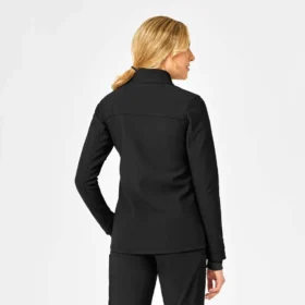 Women’s Rugged Flex® Peak Bonded Fleece Scrub Jacket