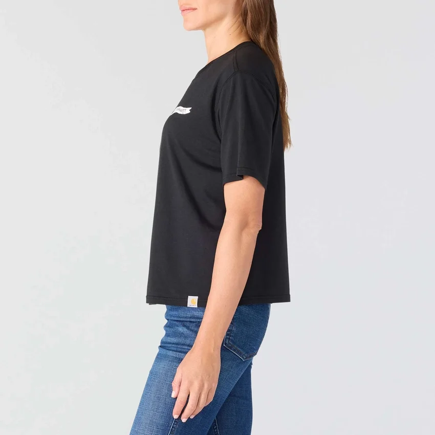 Women's Tencel Lightweight Pennant Flag Graphic T-Shirt