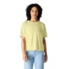 Women's Tencel Loose Fit Lightweight Crewneck Pocket T-Shirt