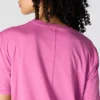 Women's Tencel Loose Fit Lightweight Crewneck Pocket T-Shirt