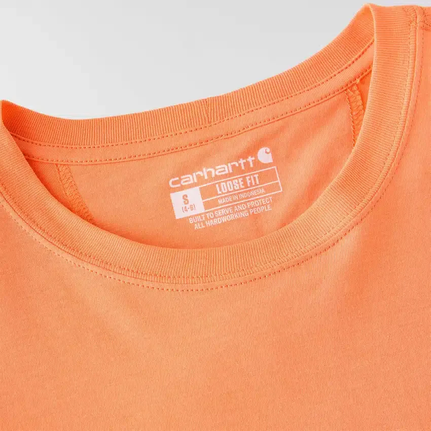Women's Tencel Loose Fit Lightweight Crewneck Pocket T-Shirt